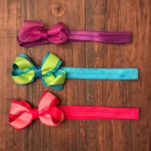 💰Set of 3 Head-wrap bows